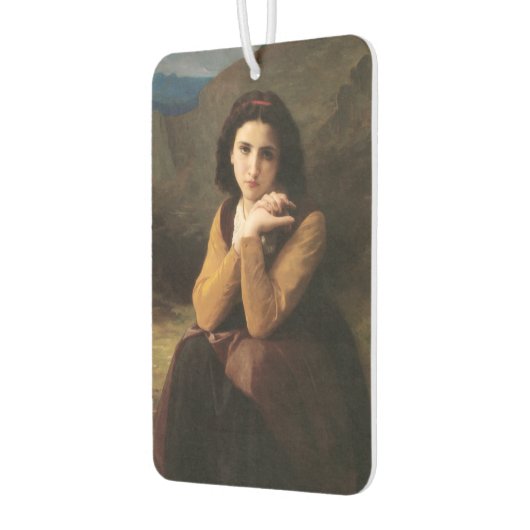 思春期の少女のミグノンの無実ブーゲロー カーエアーフレッシュナー (左)