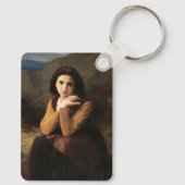 思春期の少女のミグノンの無実ブーゲロー キーホルダー (裏面)