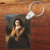 思春期の少女のミグノンの無実ブーゲロー キーホルダー (裏面)