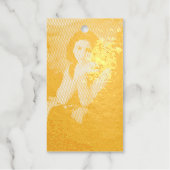 思春期の少女のミグノンの無実ブーゲロー ギフトタグ (正面)