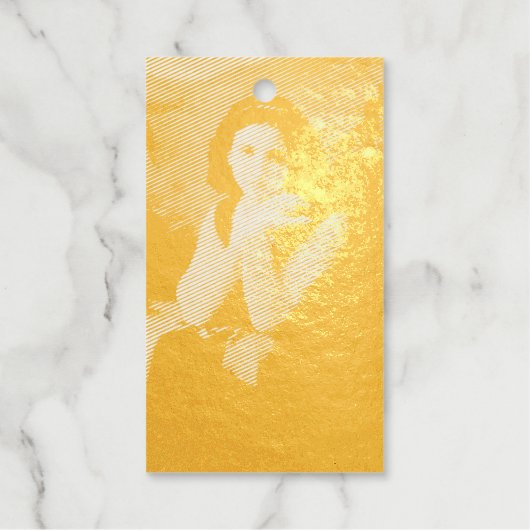 思春期の少女のミグノンの無実ブーゲロー ギフトタグ (正面)