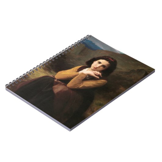 思春期の少女のミグノンの無実ブーゲロー ノートブック (左側)