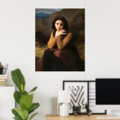 思春期の少女のミグノンの無実ブーゲロー ポスター (ホームオフィス)