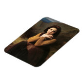 思春期の少女のミグノンの無実ブーゲロー マグネット (左側)