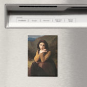 思春期の少女のミグノンの無実ブーゲロー マグネット (インサイチュ (食洗機))