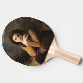 思春期の少女のミグノンの無実ブーゲロー 卓球ラケット (横)