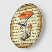 思春期ミロ~シャンピニョン注ぎ込み固定~ ラージ壁時計 (傾斜)