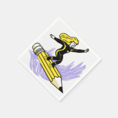 思書い込んで スタンダードカクテルナプキン (角)