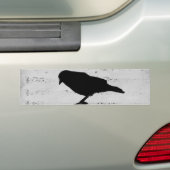 思案にふけった バンパーステッカー (車上)