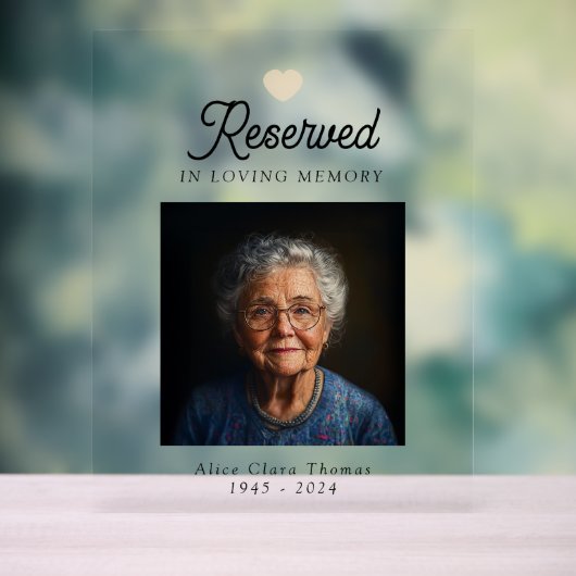 思素朴い出結婚のアクリル記念標識 アクリルサイン (ニュートラル)