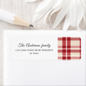 思素朴想 | Farmhouse Red Plaidを受け入れる ラベル (インサイチュ)