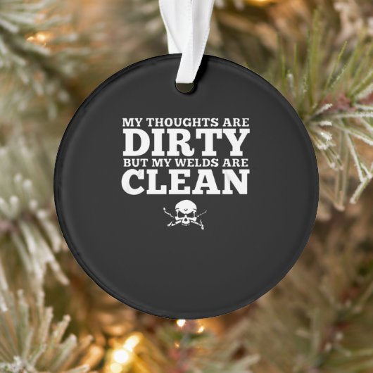 思索は好いが溶接機は綺麗だ オーナメント (ツリー)