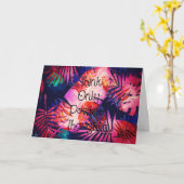 思考えい前向きのみ カード (黄色い花)