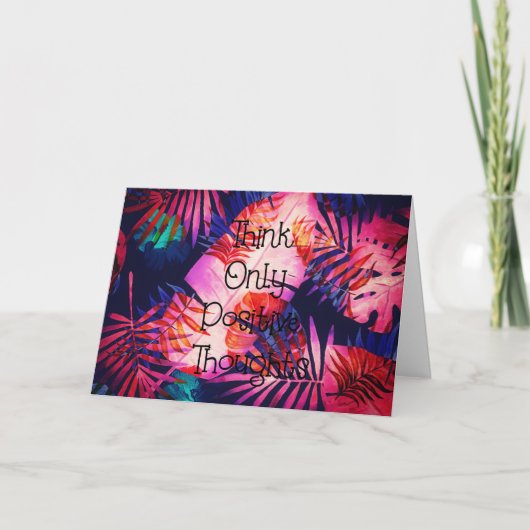 思考えい前向きのみ カード (正面)