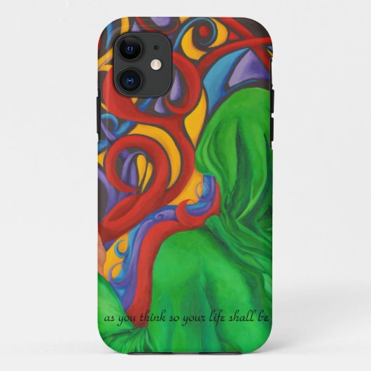 思考が創造する -オリジナルアート Case-Mate iPhoneケース (裏面)