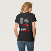 思考が行動へ — ニューラルパワー Tシャツ (裏面フル)