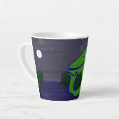思考するトカゲ カフェラテマグ (左アングル)