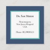 思考するニューロンシナプス スクエア名刺 (裏面)