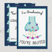 思考するニューロンシナプス 招待状 (正面/裏面)