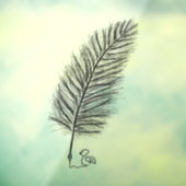 思考と感情の声をクイルする ウィンドウサイン (シート3)