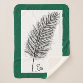 思考と感情の声をクイルする シェルパブランケット