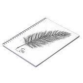 思考と感情の声をクイルする ノートブック (左側)