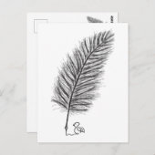 思考と感情の声をクイルする ポストカード (正面/裏面)