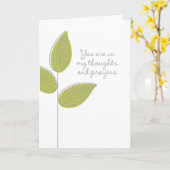 思考と祈りの言葉の共感カード カード (黄色い花)