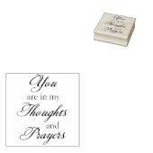 思考と祈りの言葉悔やみや弔慰ラバーアートスタンプ ラバースタンプ (押印)