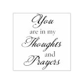 思考と祈りの言葉悔やみや弔慰ラバーアートスタンプ ラバースタンプ (インプリント)