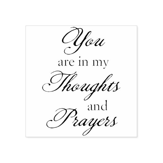 思考と祈りの言葉悔やみや弔慰ラバーアートスタンプ ラバースタンプ (インプリント)