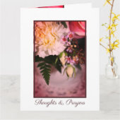 思考と祈りの言葉 カード (黄色い花)