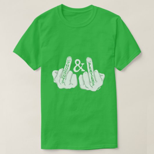 思考と祈りの言葉 Tシャツ (デザイン正面)