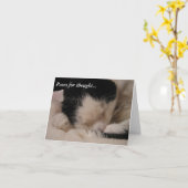 思考のための足: 眠れる森の美女 カード (黄色い花)