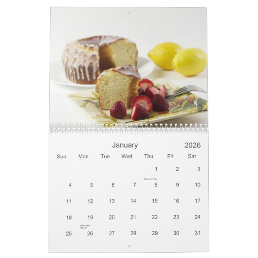 思考のための食糧 カレンダー (1月 2026)