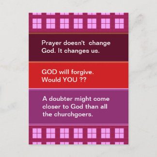 思考のための食糧: 実用的な知恵の単語 ポストカード