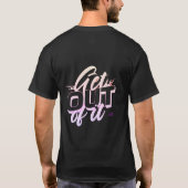 思考のループから脱出せよ – モチベーションの引用 Tシャツ (裏面)