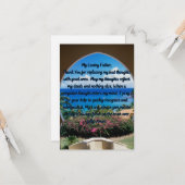 思考の平前向きらなグリーティングカード カード (正面/裏面インサイチュ)