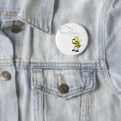 思考の泡を持つ考えるな蜂 缶バッジ (インサイチュ)