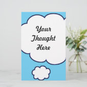 思考の泡 便箋 (スタンド正面)