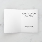 思考の警察は梳きます カード (内部)