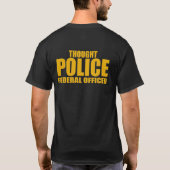 思考の警察 Tシャツ (裏面)