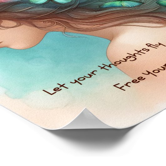 思考の飛行 ポスター (角)