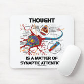 思考はですシナプスの関心(ニューロン)の問題 マウスパッド (マウス)