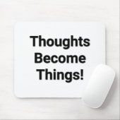 思考は事になります! マウスパッド (マウス)