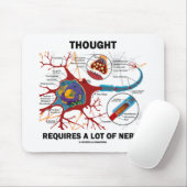 思考は要求します多くの神経(シナプス)を マウスパッド (マウス)