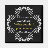 思考やる気を起こさせるブッダ引用文 マグネット (正面)