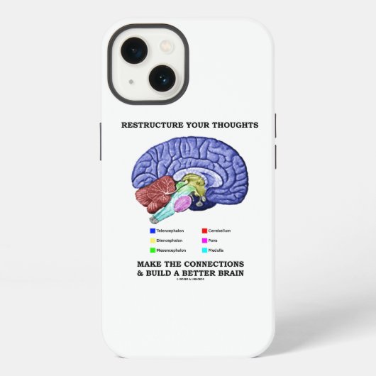 思考を再構築して、つながりを作ろう iPhoneケース (裏面)