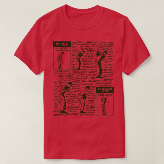 思考を揺らす Tシャツ (デザイン正面)