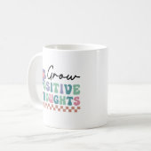思考を高前向きめる コーヒーマグカップ (正面左)